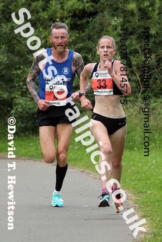 Womens and Mens Over-50s Sunderland 5k (Inc. NE and NCAA Champs), Silksworth, Sunderland, Thursday, July 22nd. Photo: David T. Hewitson/Sports for All Pics